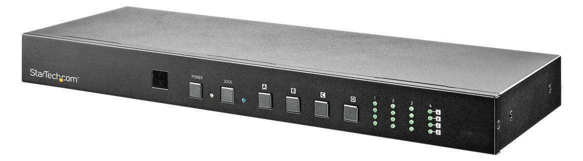 StarTech.com 4x4 HDMI Matrix Switch mit Audio- und Ethernet-Steuerung - 4K 60Hz - HDMI-Switch - Rack-montierbar