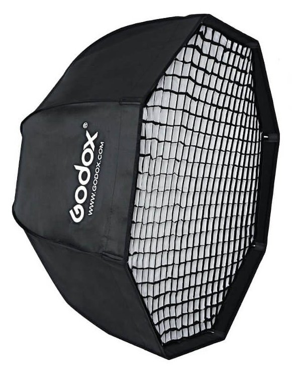 Godox  SB-GUE95 - Schwarz - Nylon - 95 cm - internal diffuser - external diffuser - case - grid