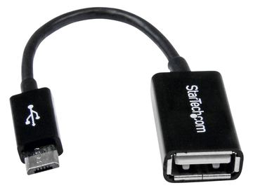 StarTech.com 5in Micro USB to USB OTG Host Adapter - Micro USB Male to USB A Female On-The-GO Host Cable Adapter von LumaTech