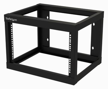 StarTech.com 6HE 19 Zoll Wand Netzwerk Rack - 2 Pfosten, 48cm tief mit offener Rahmen von LumaTech