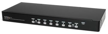 StarTech.com 8 Port 1U Rackmount USB KVM Switch Kit with OSD and Cables - Rack mount KVM - VGA KVM Switch von LumaTech