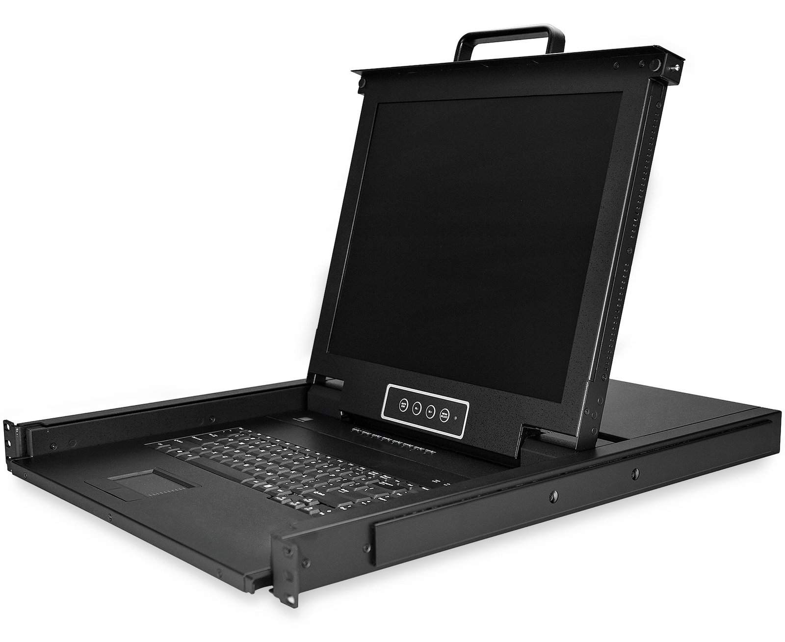 StarTech.com 8 Port Rack KVM Konsole mit 1,8 m Kabeln - US Tastatur(QWERTY)