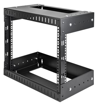 StarTech.com 8HE 19 Zoll Wand Netzwerk Rack - 2 Pfosten, offener Rahmen mit einstellbare Tiefe(30-50cm) Rack von LumaTech