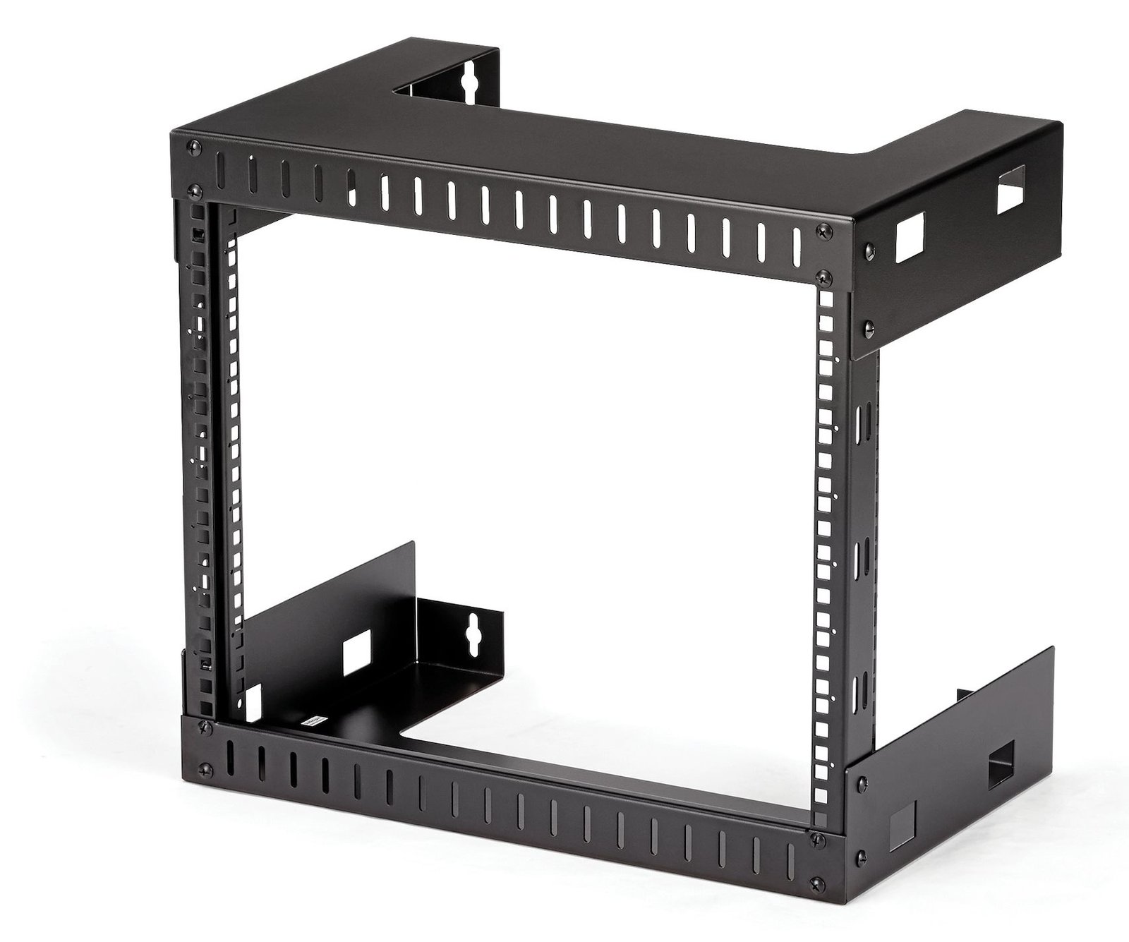 StarTech.com 8U 19 Wall Mount Network Rack - 12 Deep 2 Post Open Frame Server Room Rack for Data/AV/IT/Computer