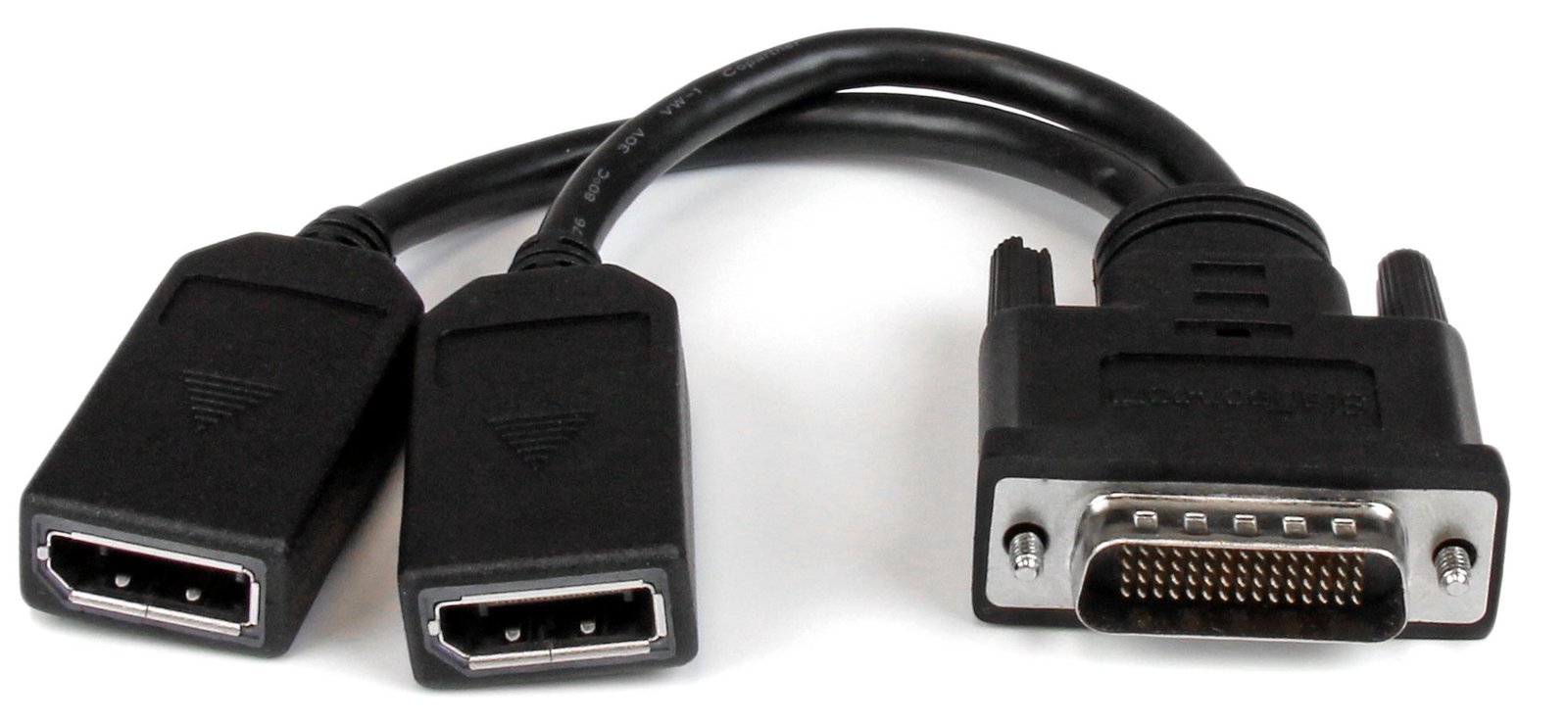StarTech.com DMS-59 to DisplayPort - 8in - DMS 59 to 2x DP - Y Cable - DMS-59 Adapter - DisplayPort Splitter Cable