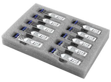 StarTech.com Gigabit LWL SFP Transceiver Modul - Cisco GLC-LH-SM kompatibel - SM/MM LC - 550m - Mini GBIC 10er Pack von LumaTech
