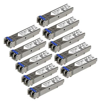 StarTech.com Gigabit LWL SFP Transceiver Modul - HP J4859C kompatibel - SM/MM LC mit DDM - 10km / 550m - 1000Base-LX von LumaTech
