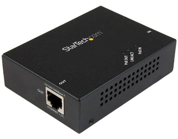 StarTech.com Gigabit PoE+ Extender - 802.3at/af