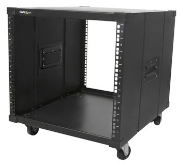 StarTech.com Mobiles Server Rack mit Griffen - rollbarer Serverschrank / Netzwerschrank - 9HE - Schrank von LumaTech