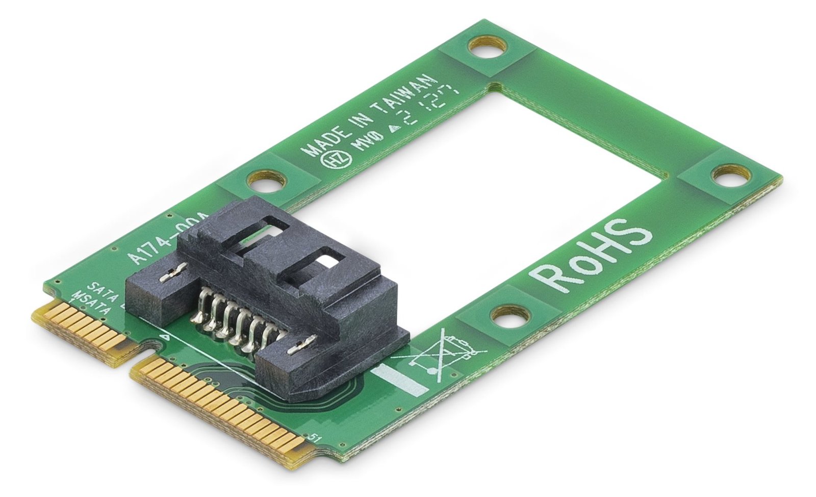 StarTech.com mSATA auf SATA Festplatten / SSD Adapter