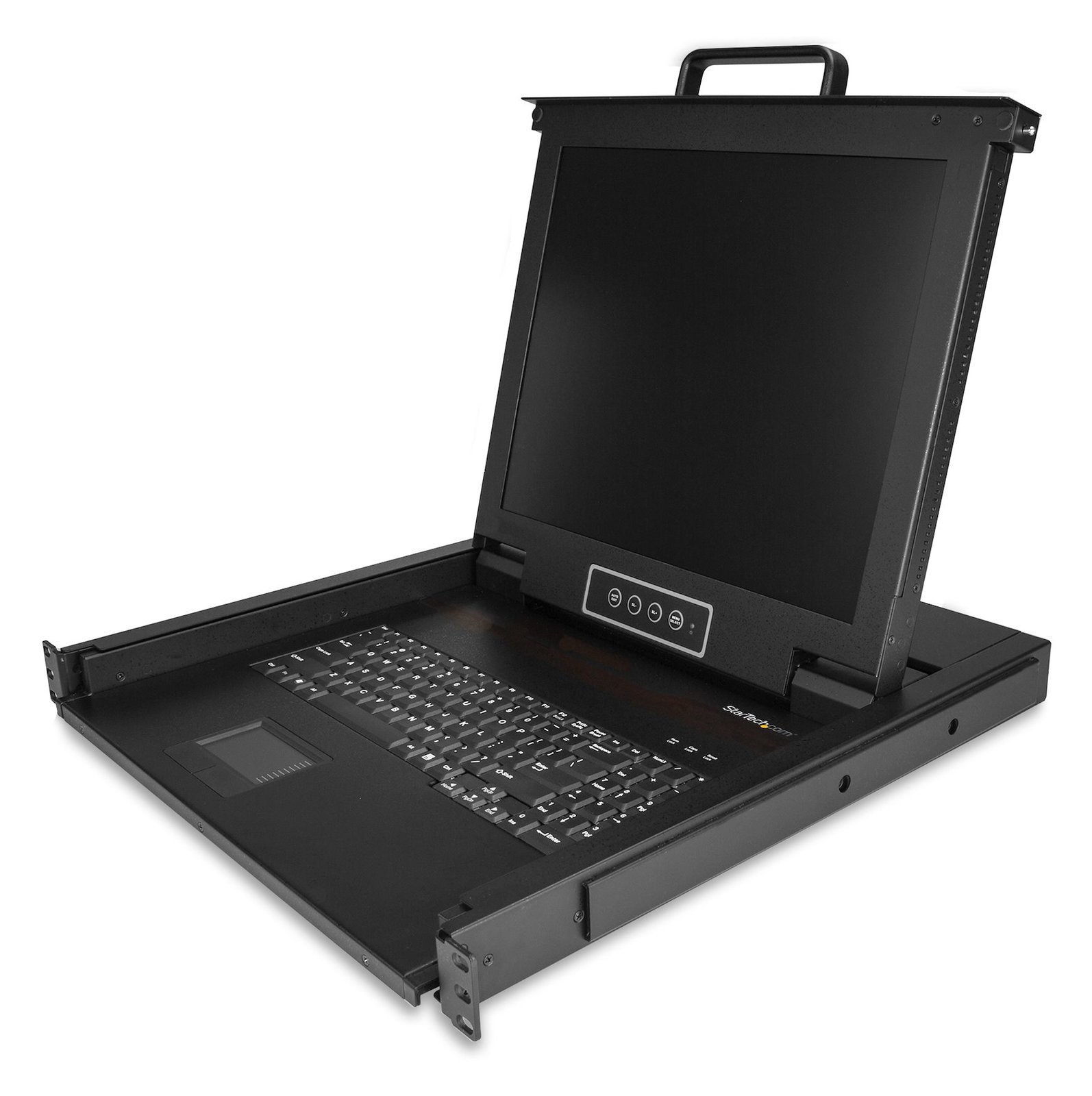 StarTech.com Rack KVM Konsole - US Tastatur(QWERTY), Ein Port VGA KVM mit 17 LCD Monitor