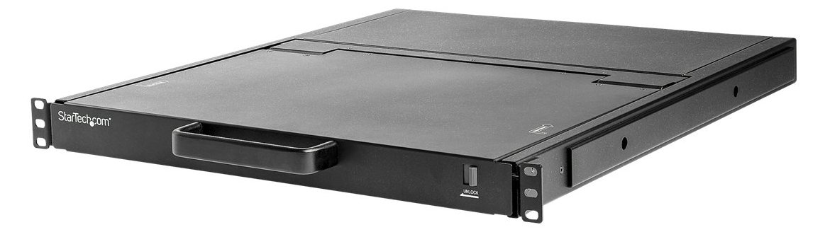 StarTech.com Rack KVM Konsole HD 1080p - US Tastatur(QWERTY), Ein Port VGA KVM mit 17 LCD Monitor