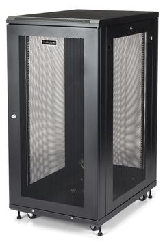 StarTech.com RK2433BKM Serverschrank (24HE, 78cm tiefes Gehäuse, Netzwerk Server Schrank, Datenschrank) von LumaTech