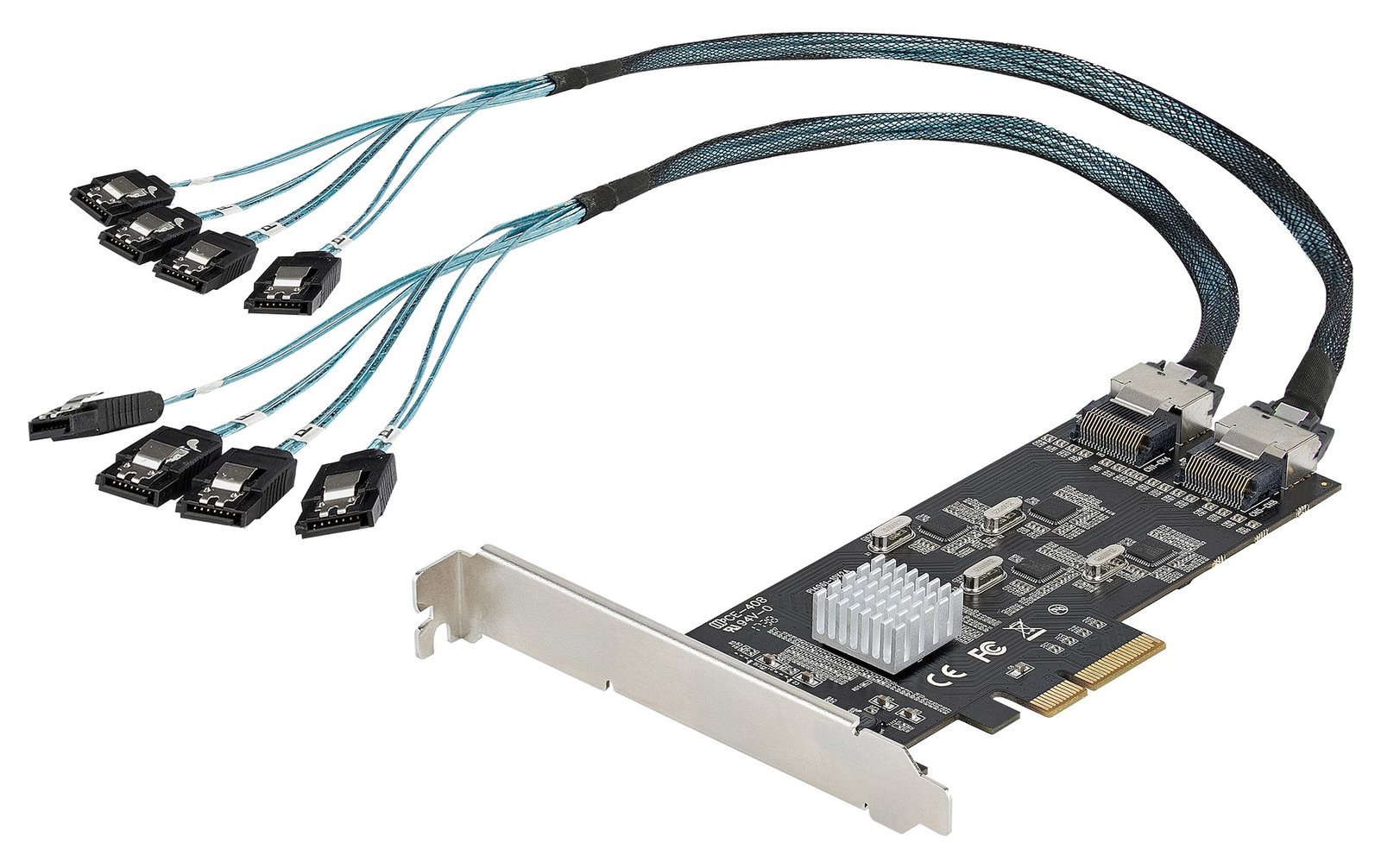 StarTech.com SATA PCIe Controller 8 Port - 6 Gbit/s PCI Express SATA Adapter - SATA PCIe Schnittstellenkarte