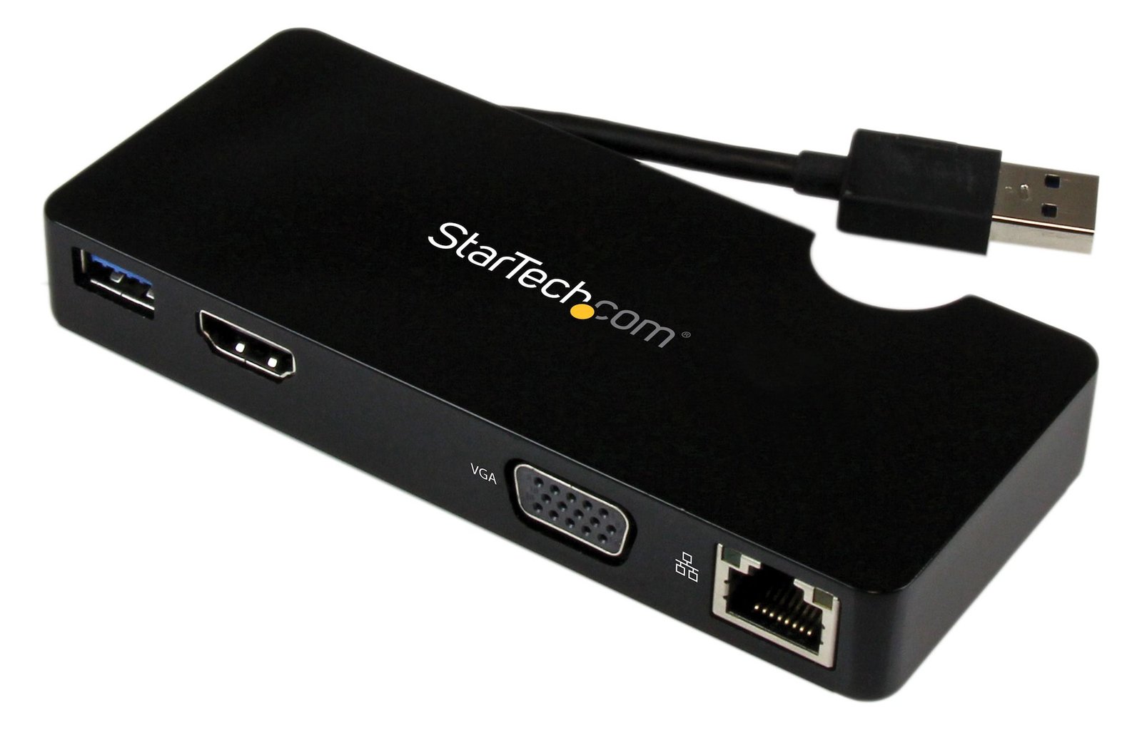 StarTech.com USB 3.0 Universal Laptop Mini Dockingstation mit HDMI oder VGA, Gigabit Ethernet, USB 3.0