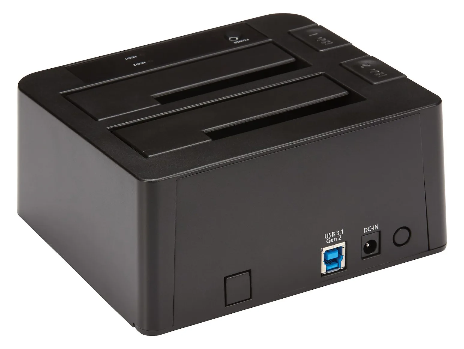 StarTech.com USB 3.1 (10 Gbit/s) Dual-bay Festplatten Dockingstation für 2,5 (6,4cm), Ansicht 3