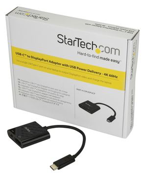 StarTech.com USB C DisplayPort Adapter mit USB Stromversorgung (USB PD) von LumaTech
