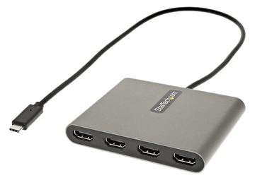 StarTech.com USB-C auf 4x HDMI Adapter - Externe Video- und Grafikkarte - USB Type-C auf Quad HDMI Display Adapter von LumaTech