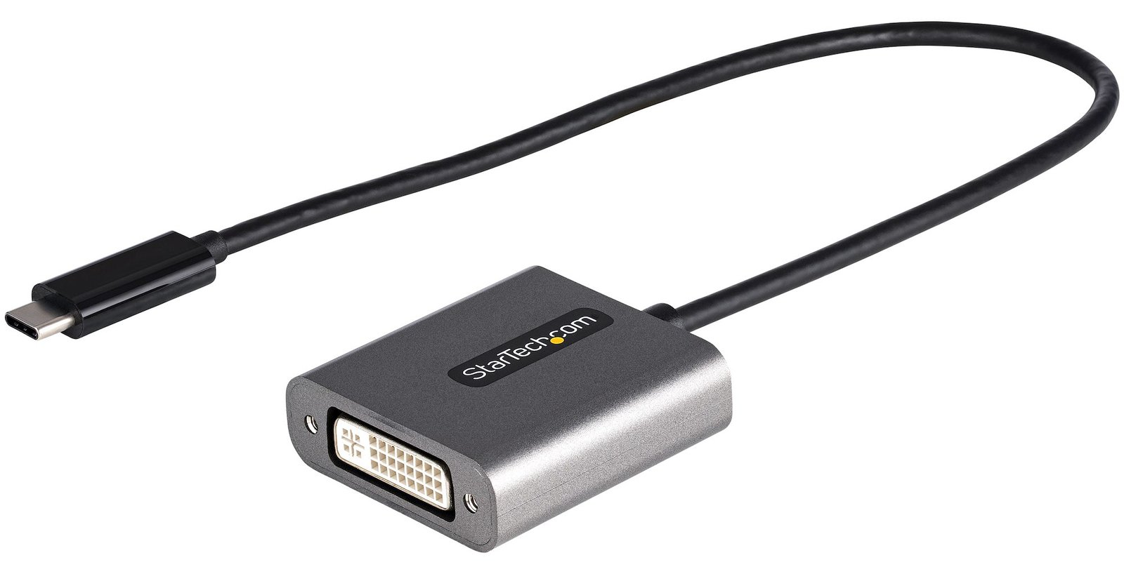 StarTech.com USB-C auf DVI Adapter - 1920x1200p - USB-C zu DVI-D - USB-C Dongle - USB Typ C auf DVI Monitoradapter