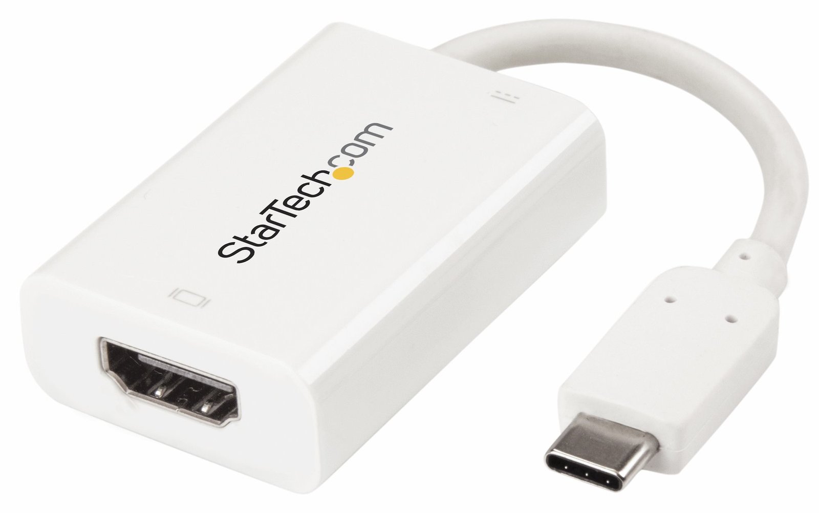StarTech.com USB-C auf HDMI Adapter mit USB Stromversorgung - Weiß