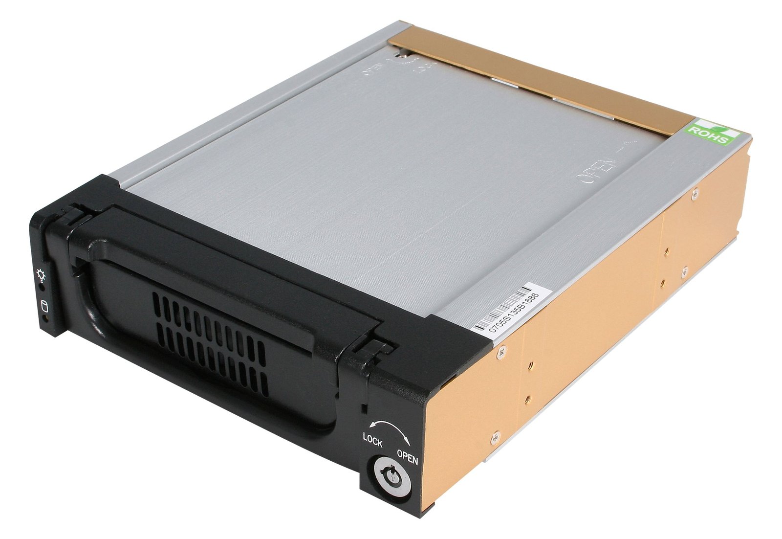 StarTech.com Wechselrahmen 5,25 Zoll - Mobiles Festplatten Hot Swap Speicher Rack für 3,5 (8,9cm)