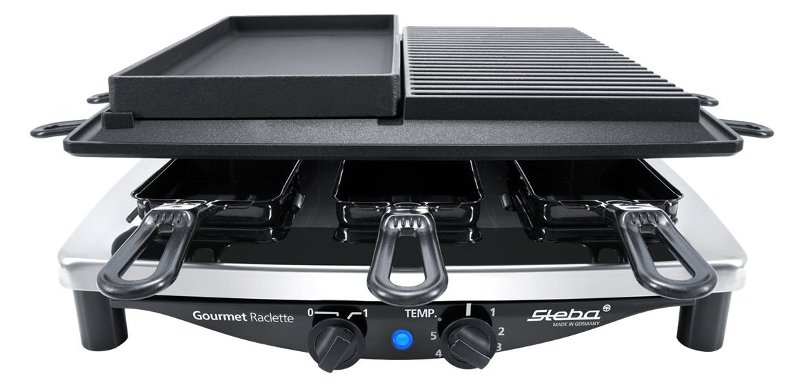 Steba RC 4 plus deluxe - Raclette/Grill/Heißer Stein