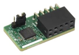Supermicro Add-on Module AOM-TPM-9670V-S - Trusted Platform Module (TPM)