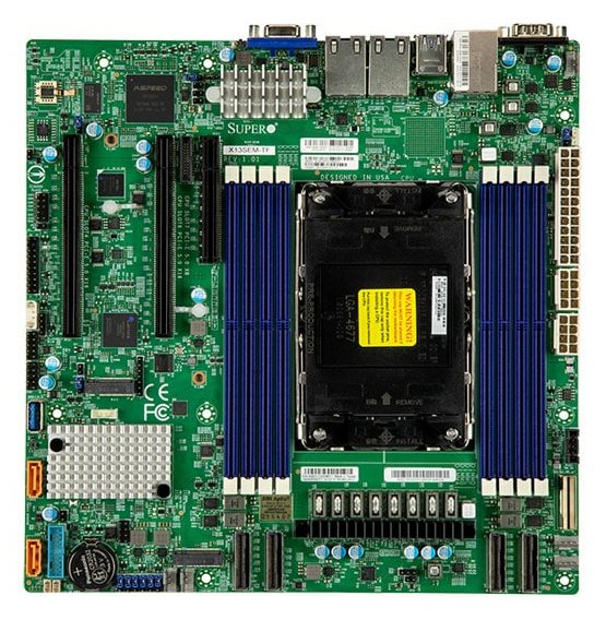 Supermicro Mainboard X13SEM-TF - Mainboard - Intel C741 - Micro/Mini/Flex-ATX - Intel 4677