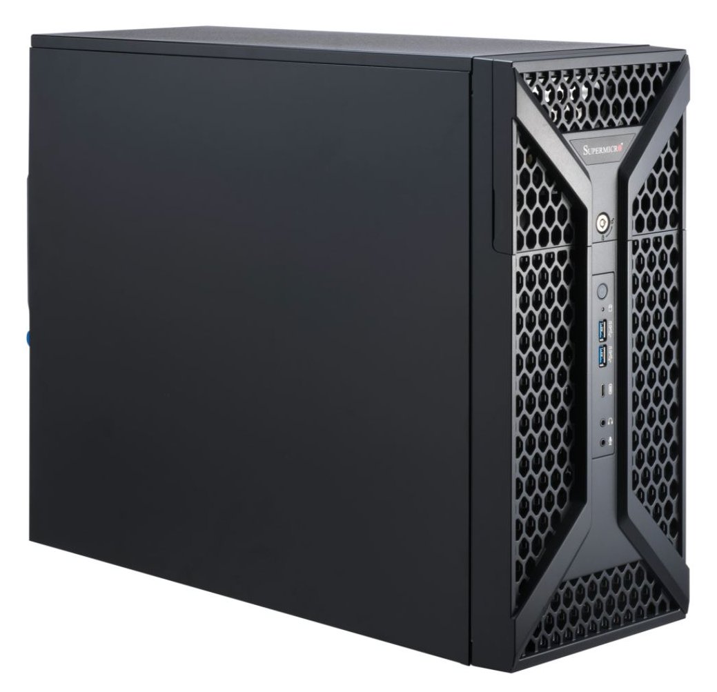 Supermicro Mid-tower 4x2.5 fixed drive 668W - Tower - ATX