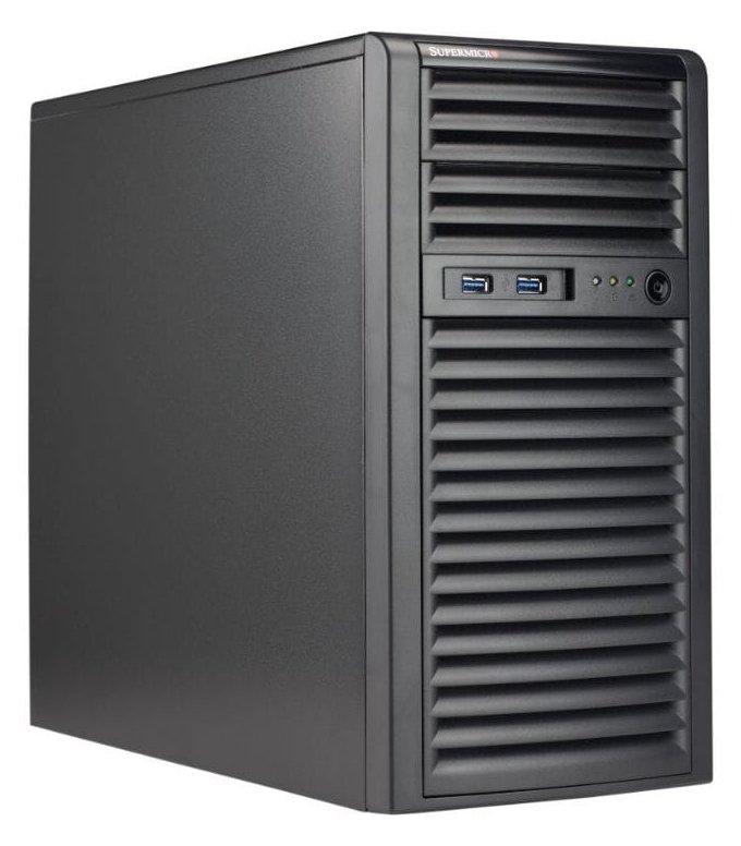 Supermicro Mid-Tower 4x2.5 fixed drive Redundant - Midi/Minitower - ATX