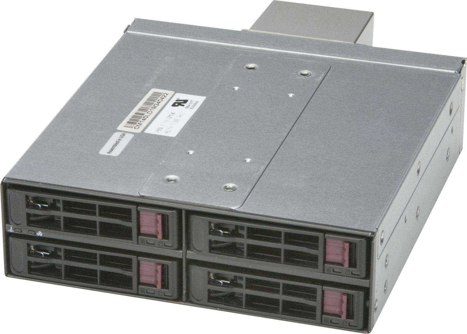 Supermicro Mobile Rack CSE-M14TQC - Gehäuse für Speicherlaufwerke mit Lüfter - 2.5 (6.4 cm)
