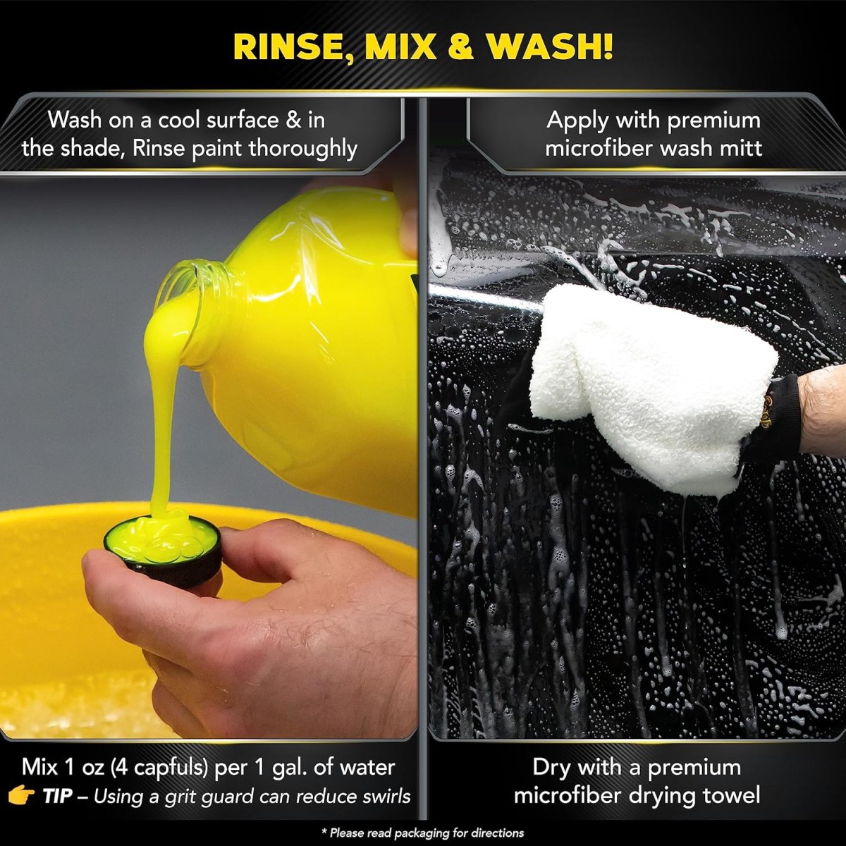 Meguiar's G17748EU Ultimate Wash & Wax Autoshampoo -Autopflege& Autoreinigung - Autowäsche mit Duft - Autowachs - Shampoo und Wachs in einem - 1420ml — Bild 3