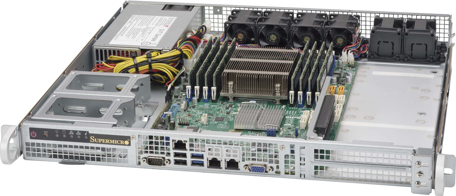 Supermicro SC515 350 - Rack-Montage 1U 350 Watt