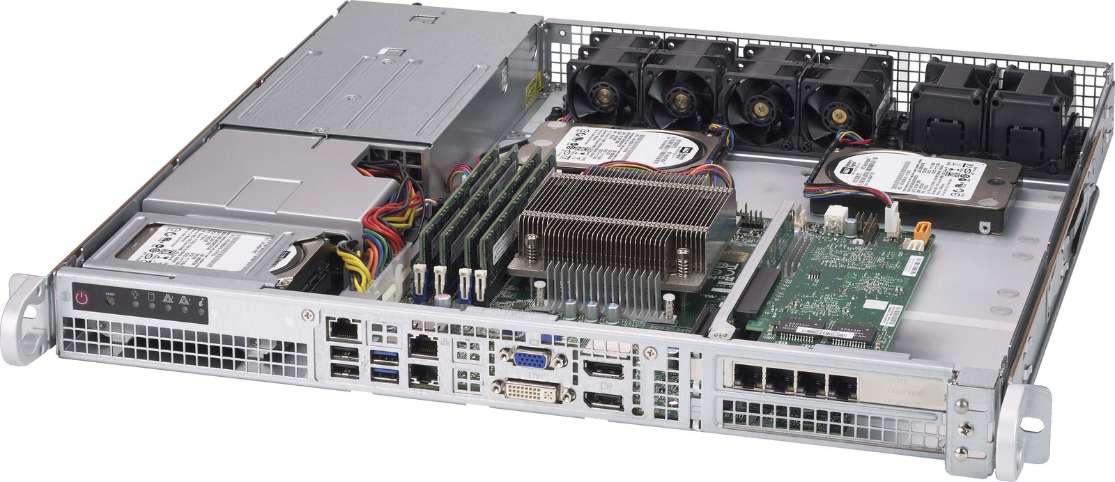 Supermicro SC515 R407 - Rack-Montage 1U