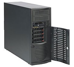 Supermicro SC733 TQ-668B - Tower - Erweitertes ATX