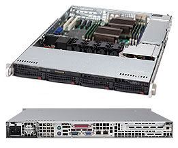Supermicro SC815 TQ-563CB - Rack-Montage 1U - E-ATX von LumaTech