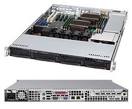Supermicro SC815 TQ-563CB - Rack-Montage 1U - E-ATX