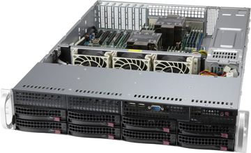 Supermicro SC825 BTQC-R1K23LPB - Rack-Montage von LumaTech