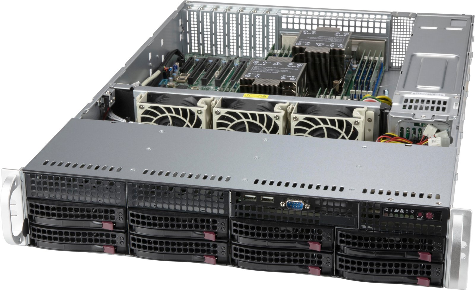 Supermicro SC825 BTQC-R1K23LPB - Rack-Montage