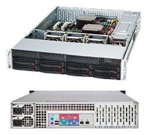 Supermicro SC825 TQC-R802LPB - Rack-Montage - 2U