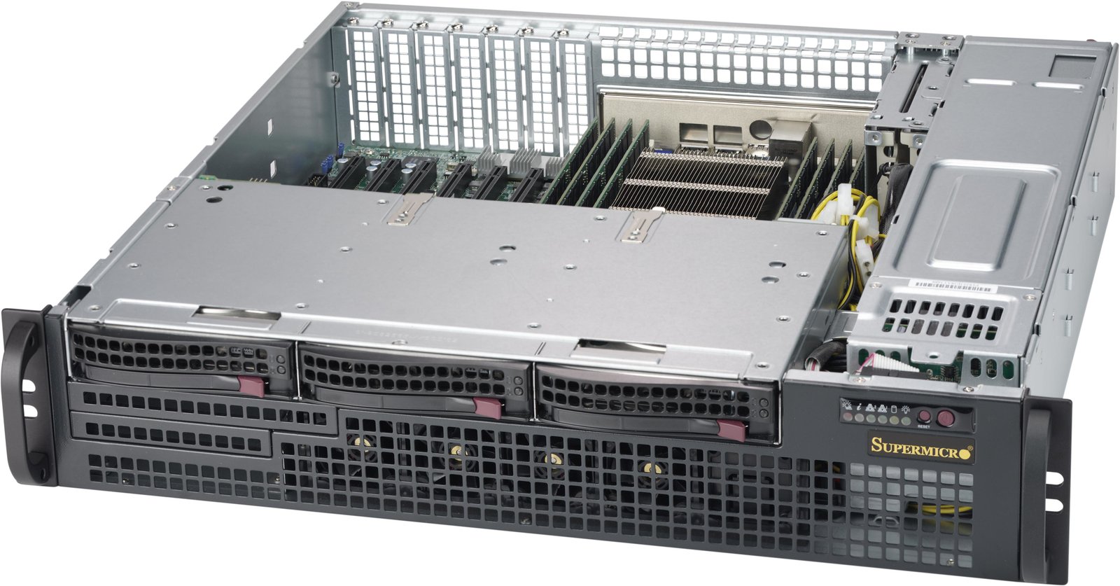 Supermicro SC825M BTQC-R802LPB - Rack-Montage