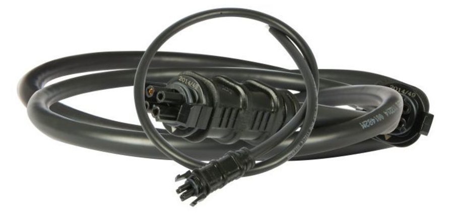 Synergy 21 127274 - Beleuchtungsstecker - Schwarz - 200 g - 70 cm - 1 Stück(e)