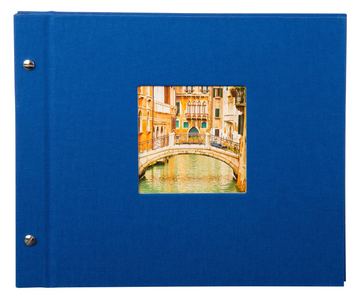 Goldbuch Bella Vista - Blau - 40 Blätter - Hardcover-Bindung - Polyurethan - Papier - Schwarz - 300 mm von LumaTech