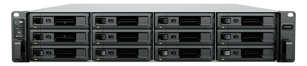 Synology SA3400D - NAS-Server - 12 Schächte - Rack