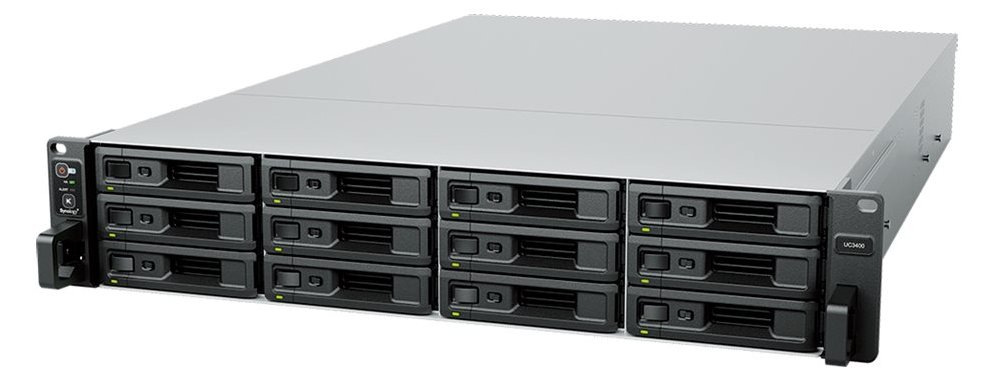 Synology UC3400 - NAS-Server - 12 Schächte - Rack