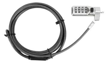 Targus Defcon Compact Combo Cable Lock - Sicherheitskabelschloss von LumaTech