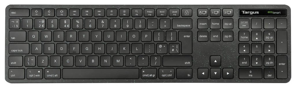Targus EcoSmart - Tastatur - full size - antimicrobial - TL: UK, QWERTY