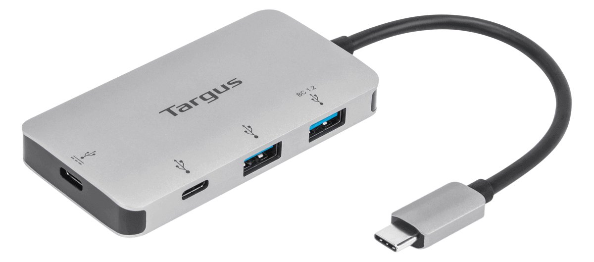 Targus Hub - 2 x USB 3.2 Gen 1 + 1 x USB-C 3.2 Gen 1 + 1 x USB-C 3.2 Gen 1 (Spannungsversorgung)