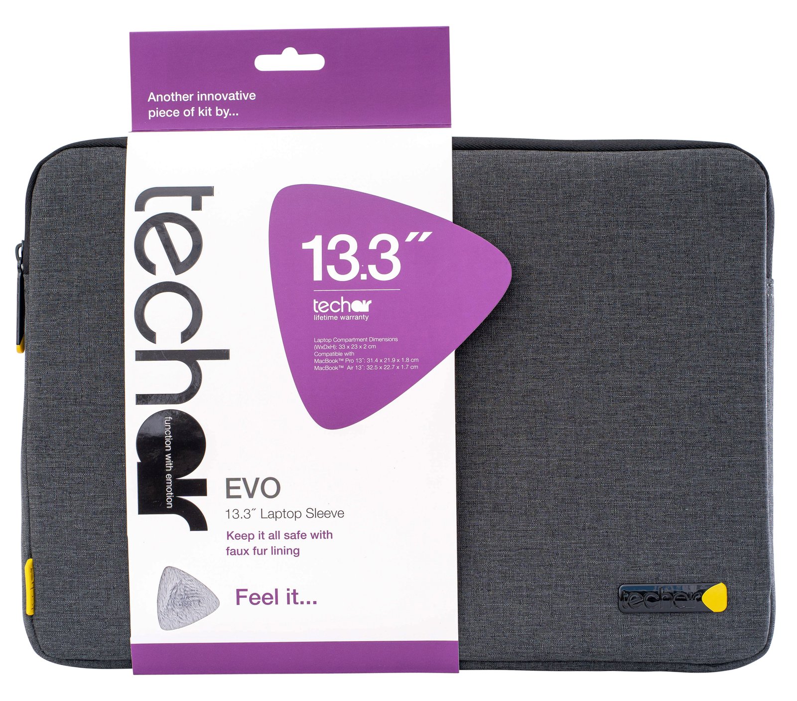 techair EVO Laptop Sleeve - Notebook-Hülle - 33.8 cm