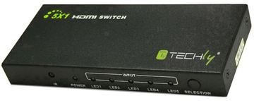 Techly 5 IN 1 OUT HDMI Switch with Remote Control, 4Kx2K, 3D von LumaTech